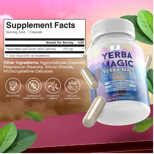 VitalBoost™Yerba Mate Capsules